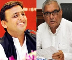 Haryana CM Hooda meeting with UP CM Akhilesh Yadav
