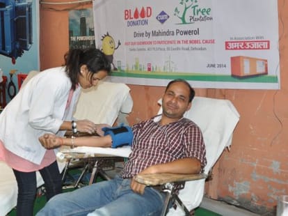 blood donation camp in dehradun