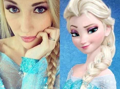 girl who looks like a doll