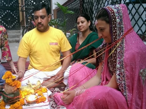 russian player marry with lord vishnu