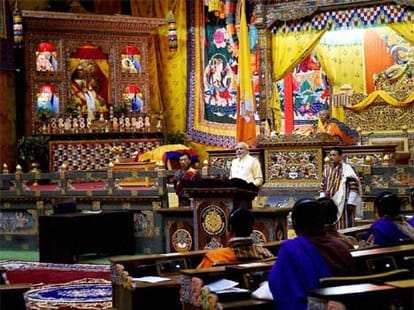 For PM Modi, Bhutan Makes an Exception and Claps