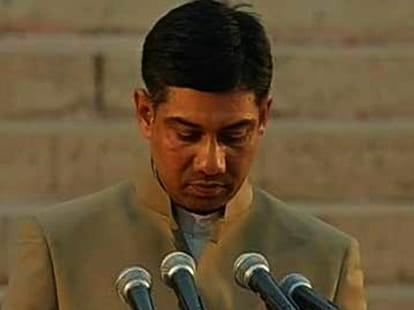 congress rises issue of nihalchand on rape case
