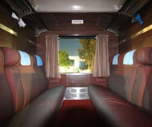 no saloon coach facility for railway employees