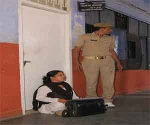 The four women in the theft occurred during trains