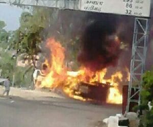 Fire break-out in chemical factory at hapur