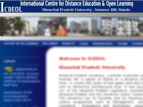 Admissions in ICDEOL in the first week of july