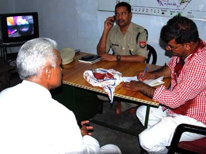 SP leader attacks on a village head