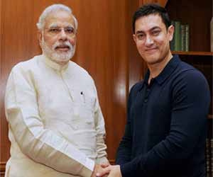 Aamir khan meets prime minister narendra modi