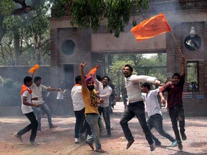 duta president says DU VC is behaving like a terrorist