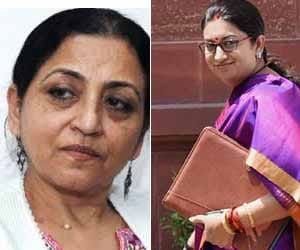 Madhu Kishwar calls Smriti Irani an agent of Left