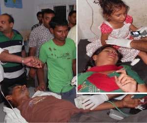 bus accident in punjab, 24 passenger injured