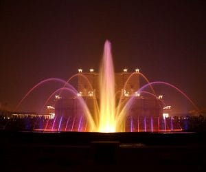 musical fountain at janeshwar park