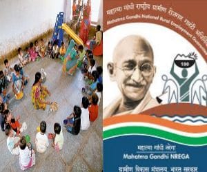 manrega workers will construct anganbadi kendra