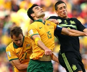 span defeats australia but out of last 16