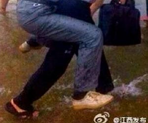 a office lost his job for riding on man