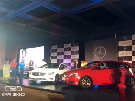 Mercedes Benz launches Edition 1 on A-Class and B-Class