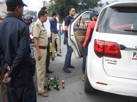 drunken youth suffers public