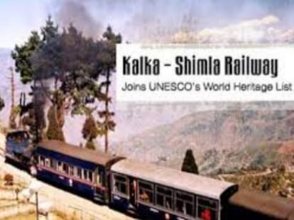 traffic jam due to engine failure of kalka shimla train 