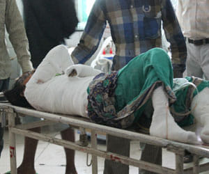 Cylinder bursts student scorched, Hisar Referee