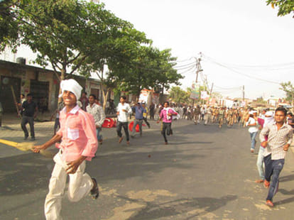 rss behind movement in kanth muradabad