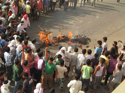 disturbance in muradabad