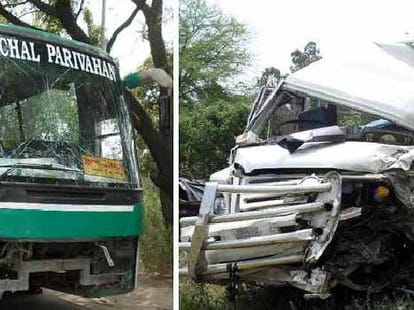 accident near kurali, 2 killed and 8 injured