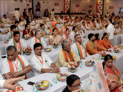 Modi is self a new MP but not took training