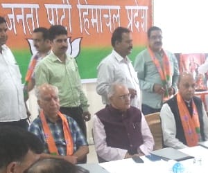 BJP core committee meeting at palampur