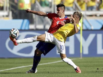 brazil defeat chile in interesting match