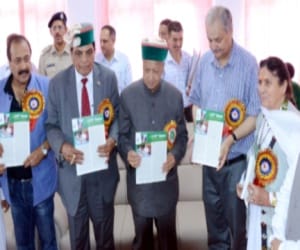 CM virbhadra inaugurates farmer guest house at University of Horticultuer & Forestry, Solan