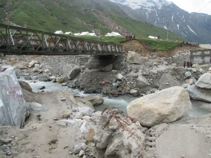 kedarnath and badrinath highway damage