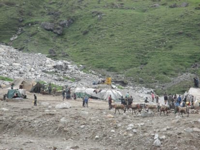 kedarnath yatra stop for three days