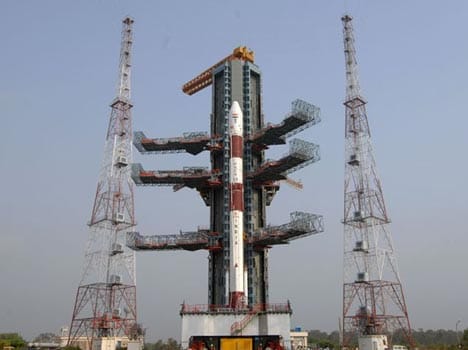 pslv c-23 launched in presence of pm modi