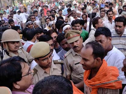 rampage in kaushambi