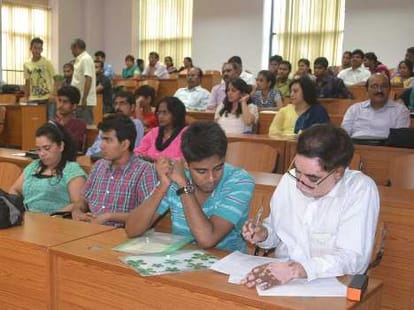three abvp workers suspended at sanjauli college