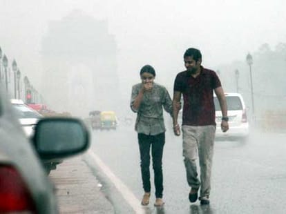 Mansoon comes at Delhi NCR