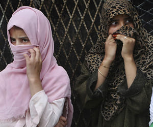 war drills kashmir village