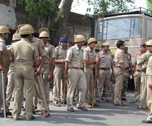 police force deployed in kanth