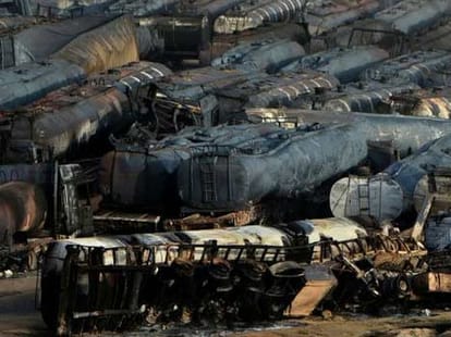 talibani attack on oil tankars in afganistan