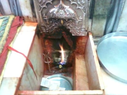 maa jwala appears today as a flame at kangra