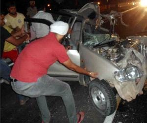 Car accident in derabassi, 1 killed