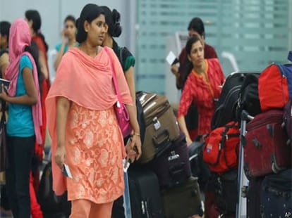 on economical crisis indian nurses returning iraq