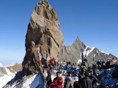 Shiva devotees turned out the first batch of Srikand