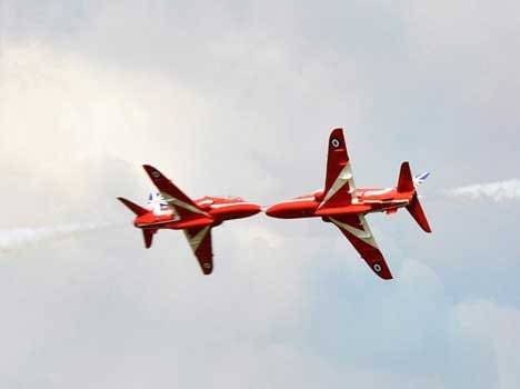 Two airplanes clashed in America