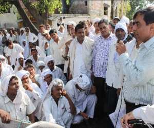 protest of Irrigation Department staff in panchkula