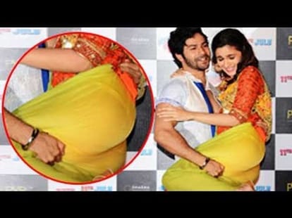 alia and varun dhawan pramote his film