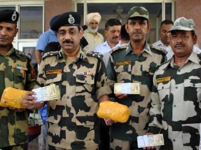 Firing between BSF and Pakistani Drug Smugglers