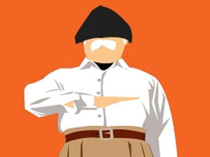 RSS is re-writing the indian history.