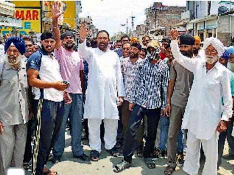 protest over electricity and water