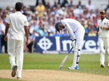 India vs england: first test, 4th day